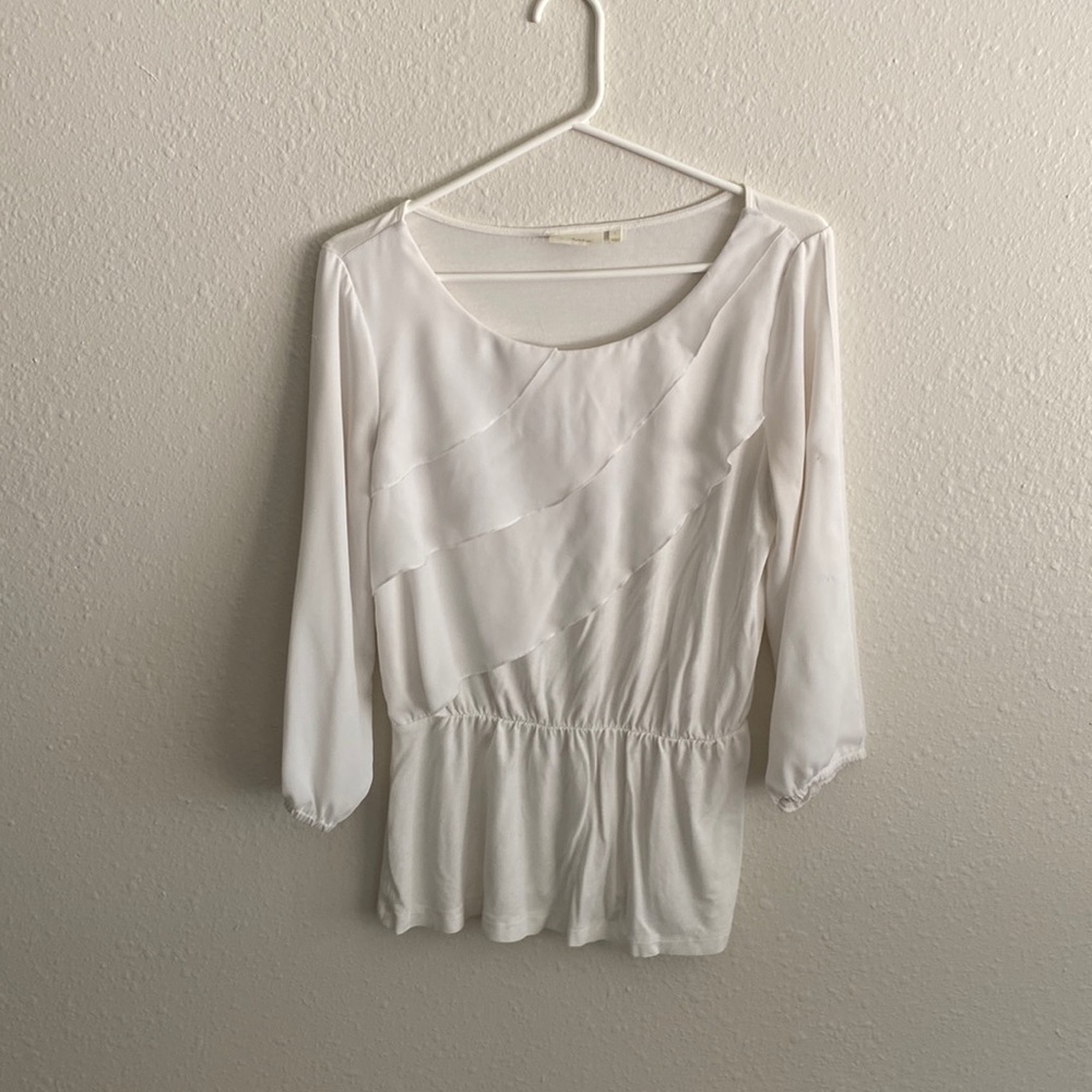 Deletta white blouse